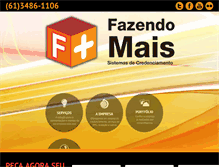 Tablet Screenshot of fazendomais.com.br